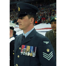 BRITISH RAF NO2 UNIFORM JACKET WITH DECORATIONS