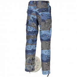 SAUDI ARABIA FRONTIER TROOPS BLUE CHOC AND CHIP CAMO TROUSERS BRAND NEW CONDITION