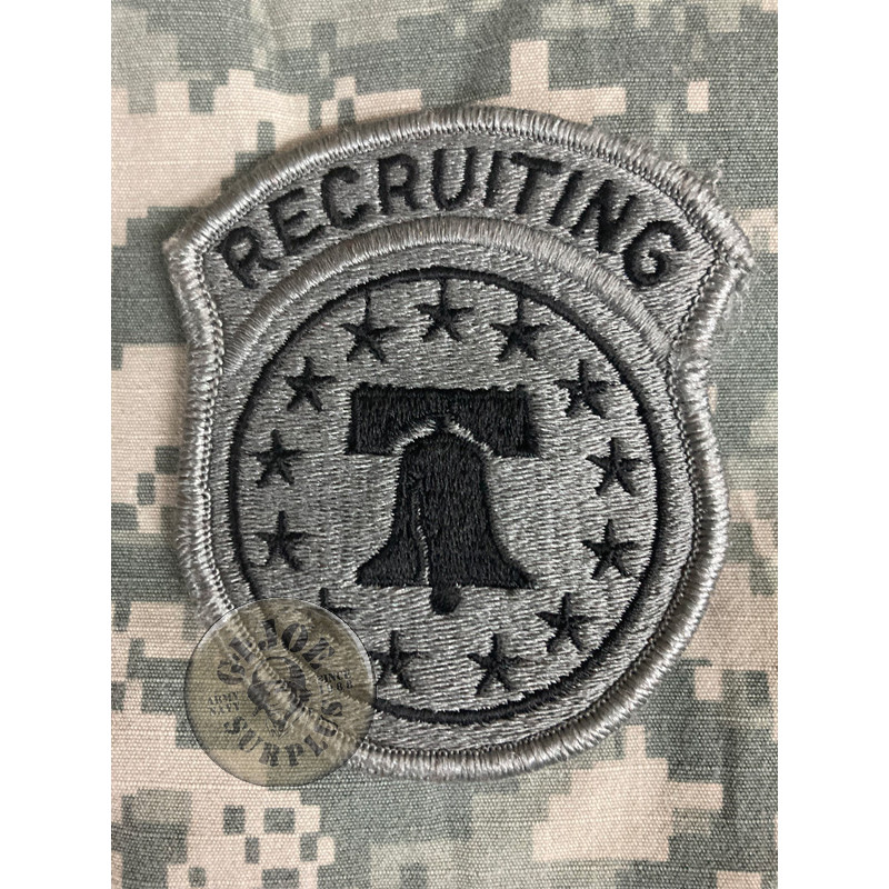 PARCHES VELCRO US ARMY "RECRUITING COMMAND" ACU AT DIGITAL CAMO USADOS