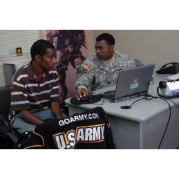 PEGATS VELCRO US ARMY "RECRUITING COMMAND" UNIFORMITAT ACU AT DIGITAL CAMO