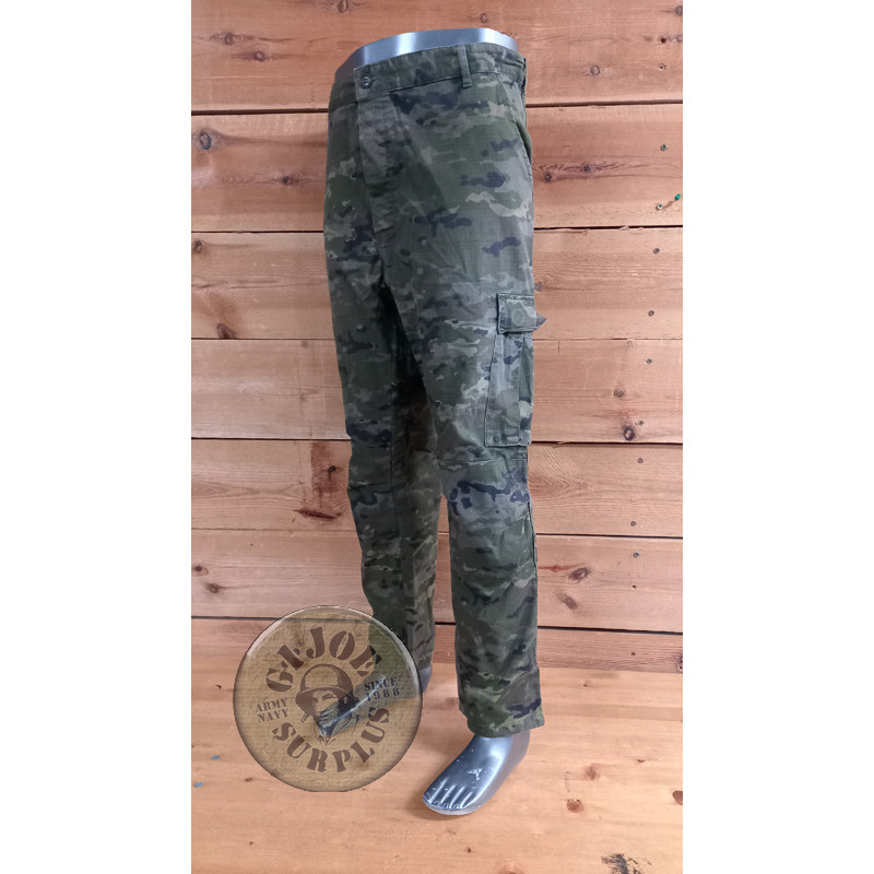 SOLO TIENDA!!! PANTALONES EJERCITO ESPAÑA CAMUFLAJE DIGITAL BOSCOSO USADOS