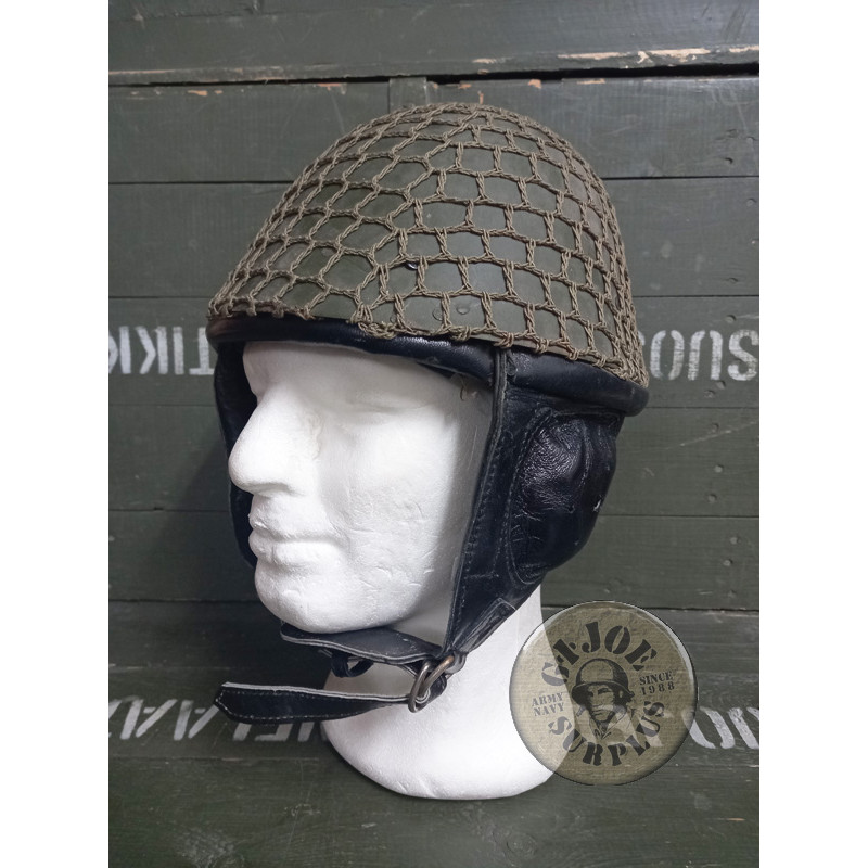 ROMANIAN ARMY M1973 PARACHUTIST STEAL HELMET AS NEW