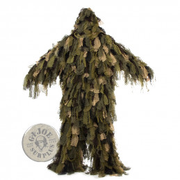 GHILLIE SNIPER "FULLES" CAMUFLATGE BOSC SET 4 PECES