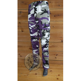 PANTALO BDU LILA CAMO