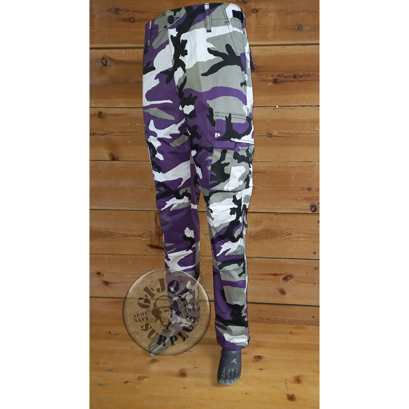 PANTALO BDU LILA CAMO