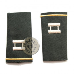 GALONS US ARMY "CAPTAIN" COLOR VERD NOUS