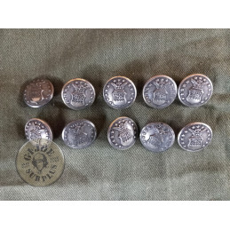 LOT 10xBOTONS METALICS MITJANS AIR FORCE