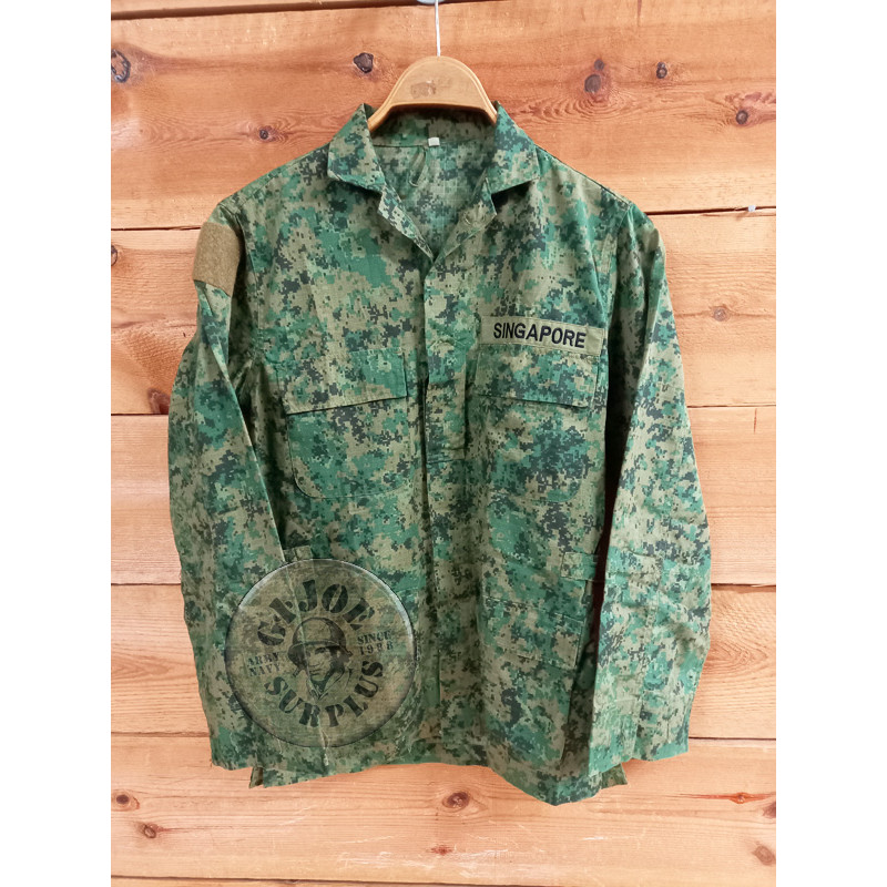 JAQUETES COMBAT EXERCIT SINGAPUR CAMUFLATGE PIXELAT