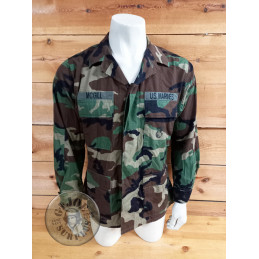 PEÇA UNICA!!! JAQUETA BDU WOODLAND USMC MEDIUM REGULAR