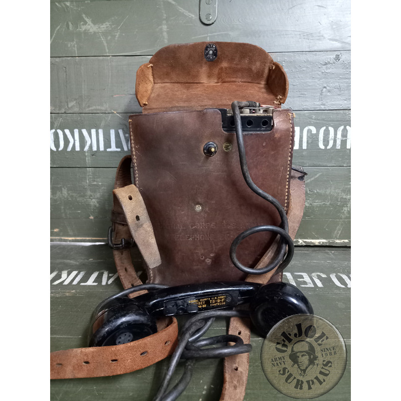 PIEZA UNICA WW2!! TELEFONO CAMPAÑA "US ARMY EE-8A" WW2 USADO
