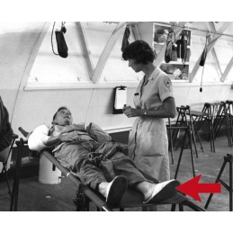 ZAPATILLAS HOSPITAL "US ARMY MEDICAL CORPS" DATADAS VIETNAM NUEVAS