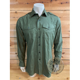 CAMISAS MANGA LARGA VERDE OLIVA EJERCITO BRITANICO COMO NUEVAS