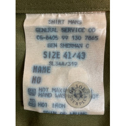 CAMISAS MANGA LARGA VERDE OLIVA EJERCITO BRITANICO COMO NUEVAS