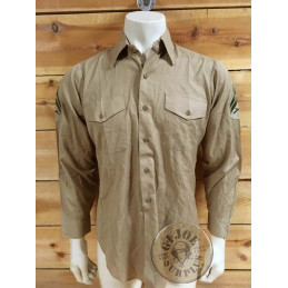 CAMISA M/LARGA UNIFORME CON PARCHES "US MARINE CORPS" USADAS