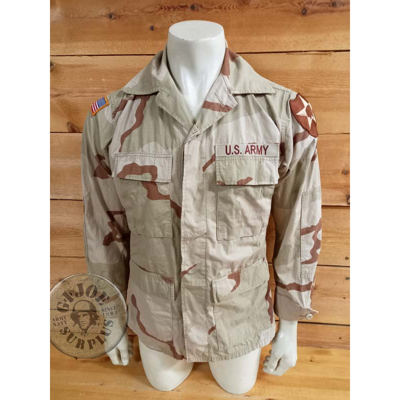 PEÇA UNICA!!! JAQUETA BDU DESERT 3 COLORS SMALL REGULAR