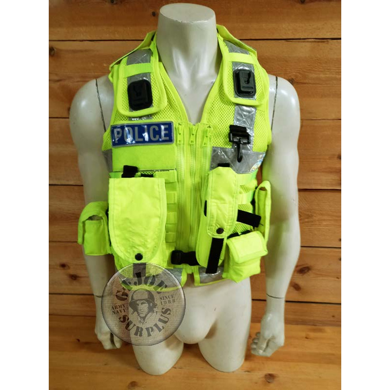 PEÇA UNICA!!! ARMILLA POLICIAL ALTA VISIBILITAT POLICIA BRITANICA USAT
