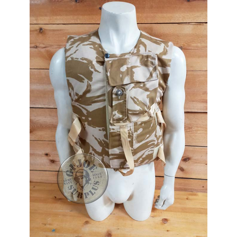 FUNDAS CHALECO ANTIBALAS EJERCITO INGLES CAMO DESERT DPM NUEVAS