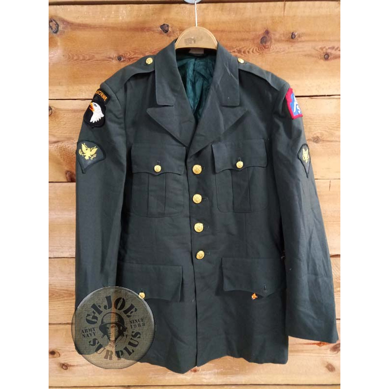 CHAQUETA DEL UNIFORME DE PASEO US ARMY GREEN CLASS A TROPA "VIETNAM WAR 1969" TALLA 40R /PIEZA UNICA