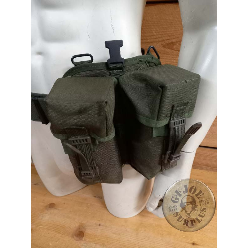 BRITISH ARMY PLCE OG COMBAT SYSTEM /SA80 AMMO POUCH USED CONDITION SUPER GRADE1