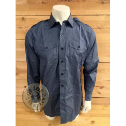 CAMISES SERVEI BLAU RAF BRITANICA MANIGA LARGA COM NOVES
