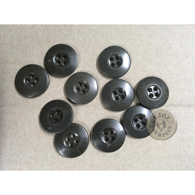 10 GERMAN PLASTIC BUTTONS
