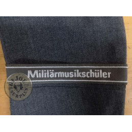 EAST GERMAN ARMY SLEEVE BAND "MILITARMUSIKSCHULER"