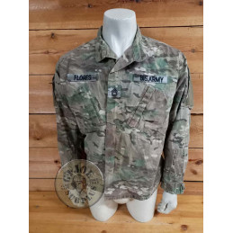 PIEZA UNICA!!! CHAQUETILLA ACU CAMO MULTICAM US ARMY CON PARCHES