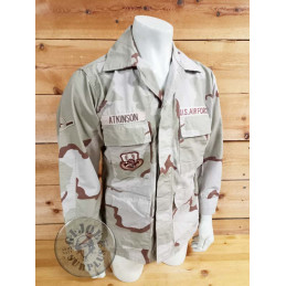 PIEZA UNICA!!! CHAQUETILLA BDU RIPSTOP DESERT 3 COLORES "USCENTAF" LARGE REGULAR