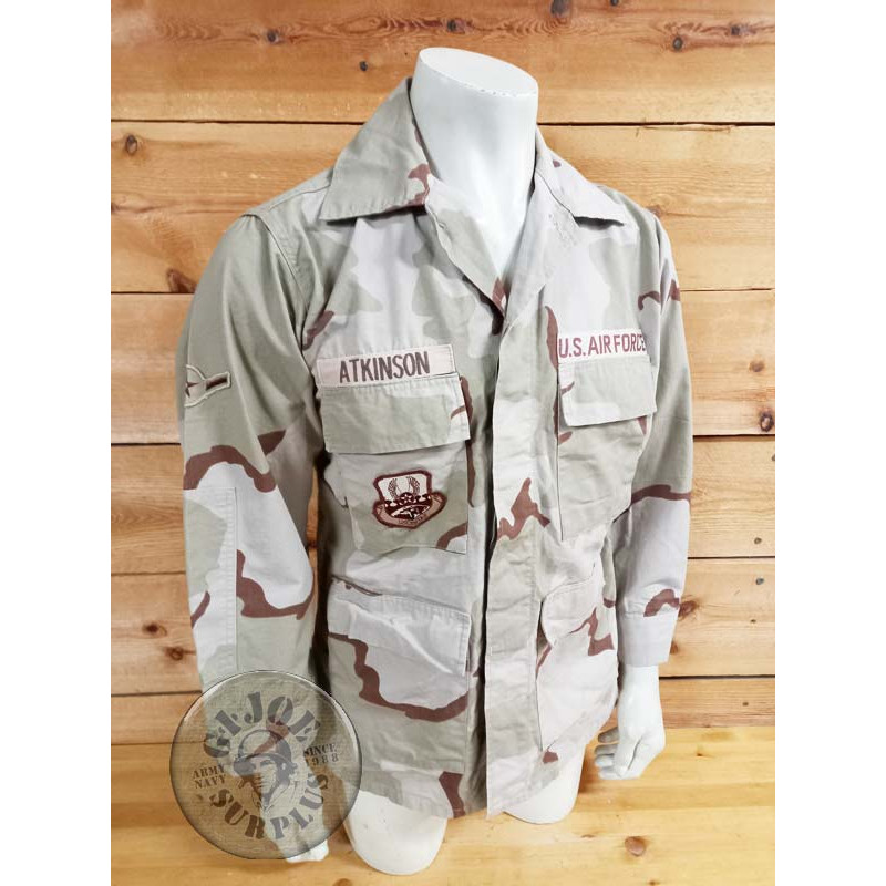 PEÇA UNICA!!! JAQUETA BDU DESERT 3 COLORS USCENTAF MEDIUM REGULAR
