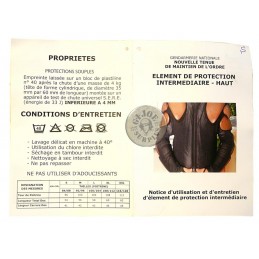 CHAQUETA INTERIOR DE PROTECCION ANTIDISTURBIOS "GENDARMERIE NATIONALE FRANCESA" NUEVOS