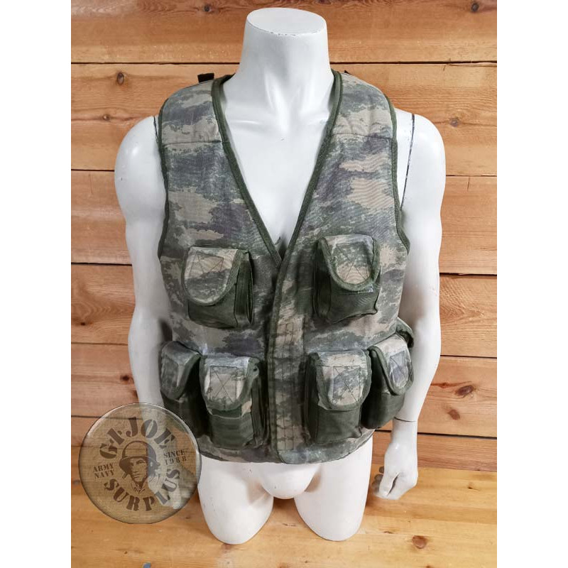 TURKISH ARMY DIGITAL CAMO TACTICAL VEST USED