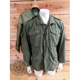 PIEZA UNICA M65 OLIVE!!! CHAQUETA M65 VERDE 1979 MEDIUM LONG