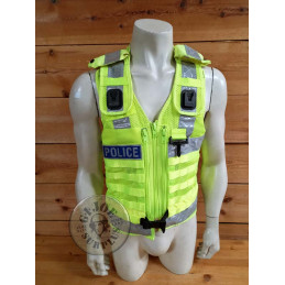 PEÇA UNICA!!! ARMILLA POLICIAL ALTA VISIBILITAT POLICIA BRITANICA "ARKTIS" USAT