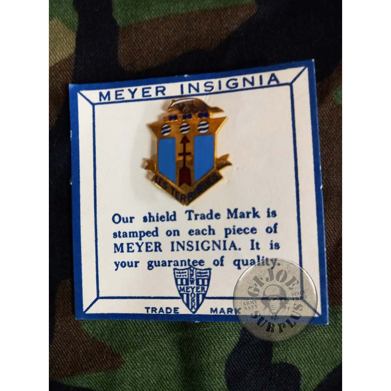 INSIGNIA DE CUELLO US ARMY "CABALLERIA ACORAZADA" ORIGINALES