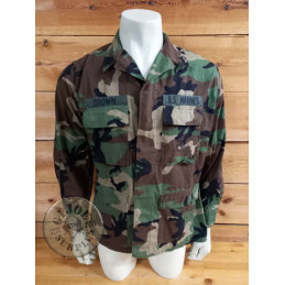 PEÇA UNICA!!! JAQUETA BDU WOODLAND USMC MARINES MEDIUM REGULAR