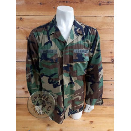 PEÇA UNICA!!! JAQUETA BDU WOODLAND USMC MARINES LARGE LONG