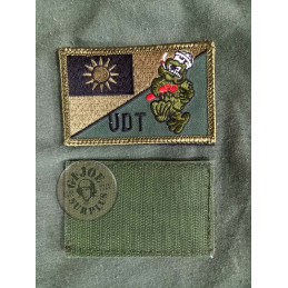 TAIWAN!!! PARCHE VELCRO "UDT SEALS" TAIWAN CON VELCRO NUEVOS