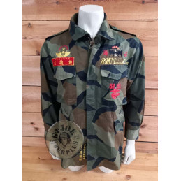 CHAQUETILLA CAMO ROKMC KOREA DEL SUR CON INSIGNIAS