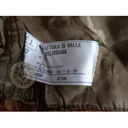 GABARDINA  ANYS 70-80 NOVES GABARDINA EXERCIT ITALIA ANYS 70-80 NOVES