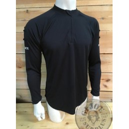 CAMISETAS TACTICAS TIPO UBAC "POLICE" GRAN BRETAÑA USADAS SUPER GRADO1  COLOR NEGRO