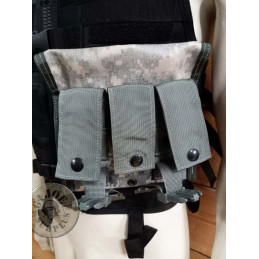 FUNDAS 3XCARGADORES M4 EQUIPO MOLLE II US ARMY CAMO AT DIGITAL NUEVAS