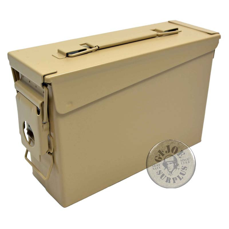 CAJA METALICA MUNICION PEQUEÑA "CALIBRE 3 NATO" COMO NUEVAS