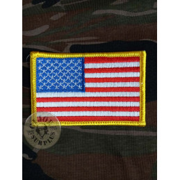 EMBROIDED USA FLAG PATCH "ARMED FORCES"