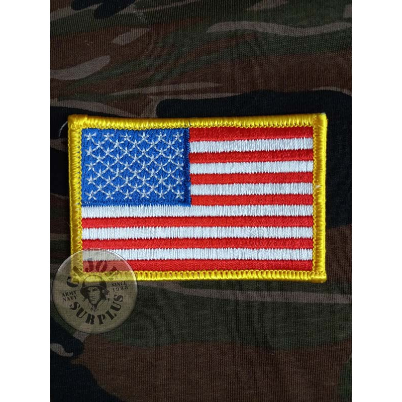 EMBROIDED USA FLAG PATCH "ARMED FORCES"