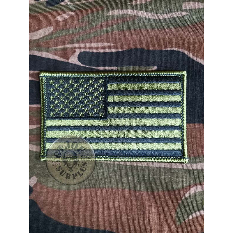 PARCHE BANDERA "UNITED STATES OF AMERICA" BORDE AMARILLO PARCHE BANDERA "UNITED STATES OF AMERICA" VERDE