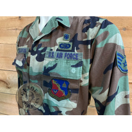 JAQUETA BDU WOODLAND US AIR FORCE 79TH MEDICAL WING SMALL LONG