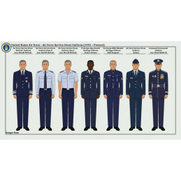 PANTALONES PASEO US AIRFORCE BLUE "MENS DRESS SERVICE" TROPA y SUBOFICIALES"