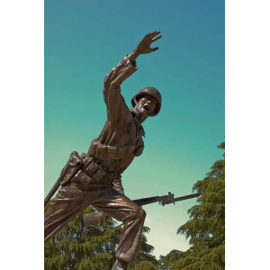 PEGATS US ARMY "INFANTRY SCHOOL" SUBDUED