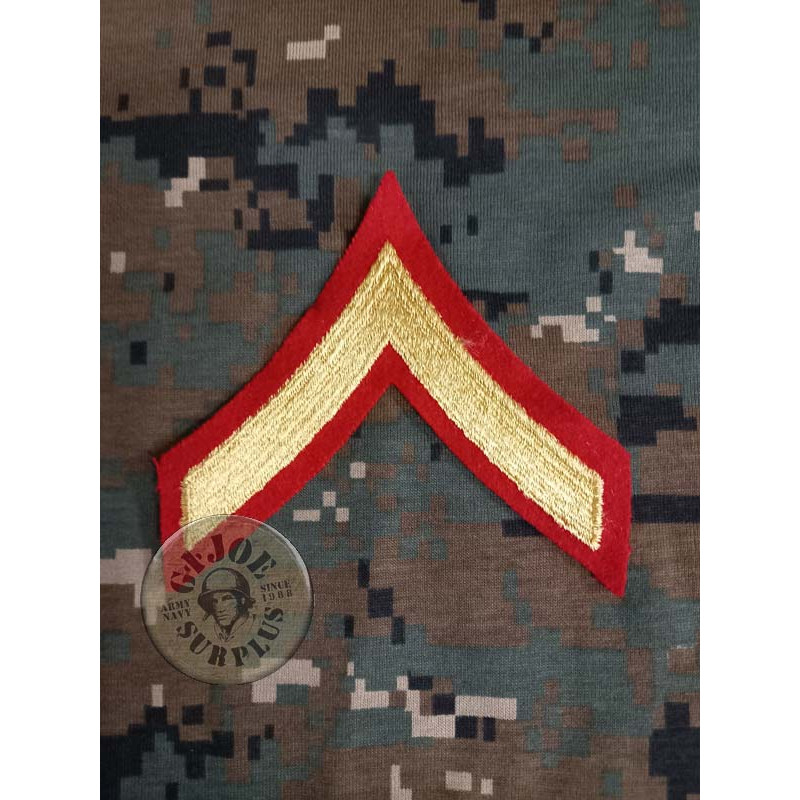 GALONS "CAPORAL USMC" MADE IN USA GALONS "FUSILER USMC" MADE IN USA