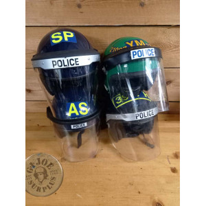 CASCOS ANTIDISTURBIOS POLICIA GRAN BRETAÑA USADOS